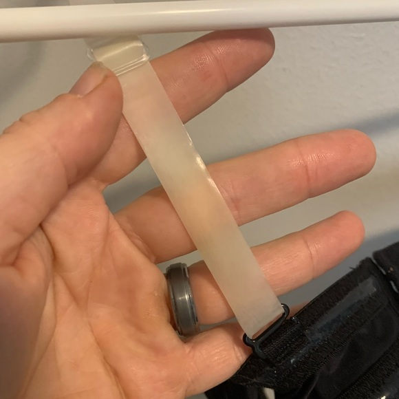 La Senza Black Strapless Bra with Clear Straps 38D - Picture 6 of 8